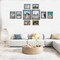 Picture Frames set with Two 11x14, Four 8x10, Four 5x7 Gallery Wall Frame Set,Collage Picture Frame,10Pack Farmhouse wood Photo Frames for living room Wall Gallery Decor or Desk,Rustic Black